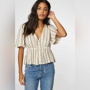O’Neill Ladies Wes Stripe Top size S